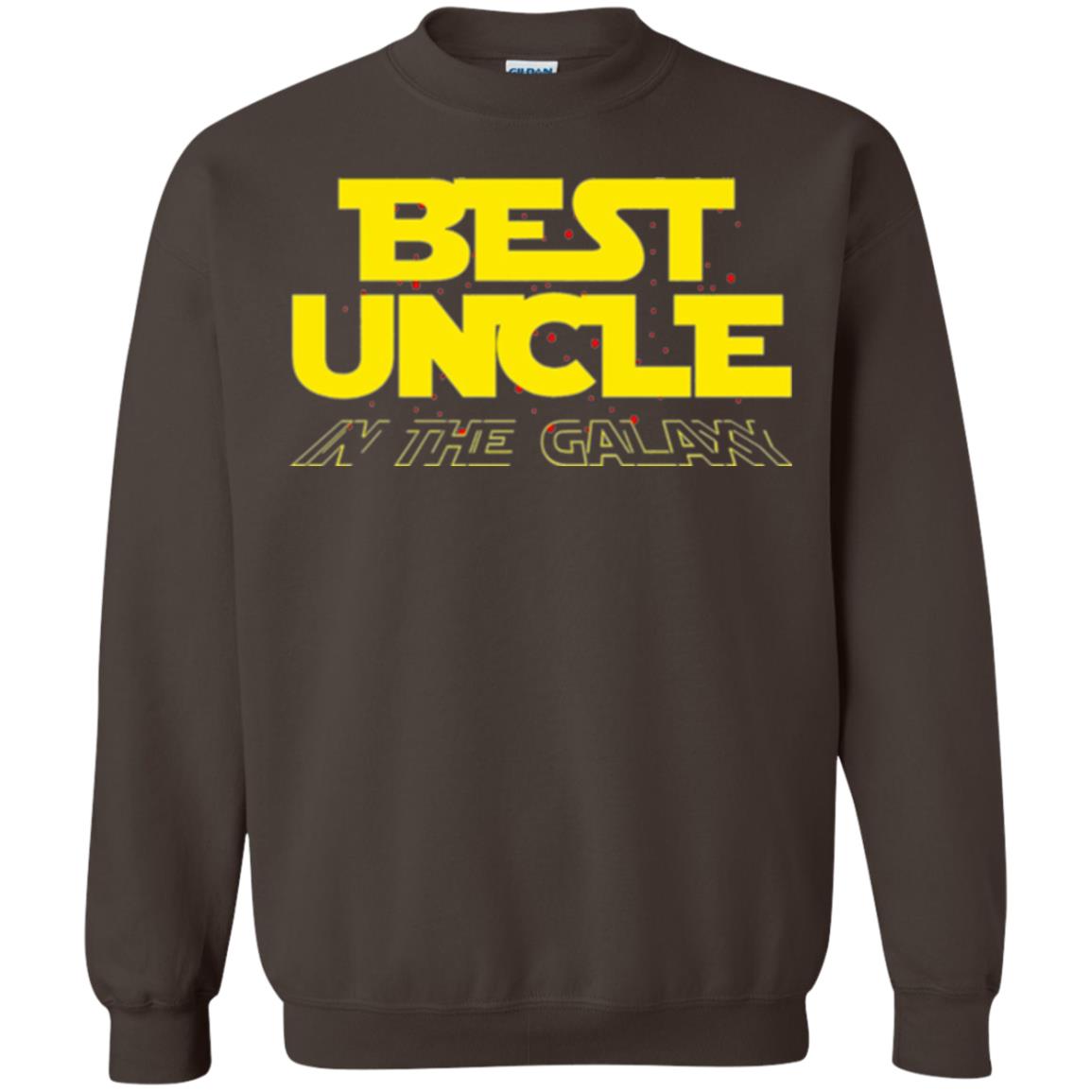 Uncle T-shirt Best Uncle In The Galaxy Dark Chocolate