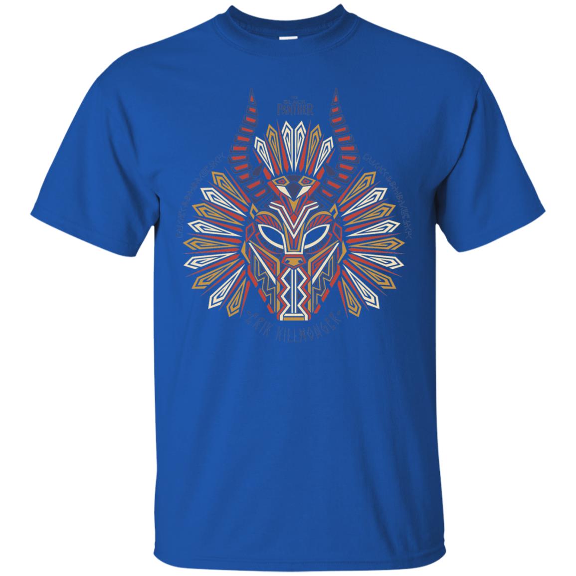 Black Panther Movie Geo Killmonger Movie Lover T-shirt Royal