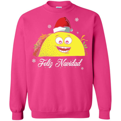 Christmas T-shirt Taco Feliz Navidad Heliconia