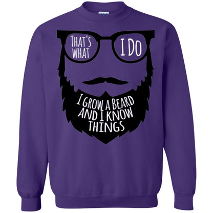 Bread Man T-shirt That_s What I Do I Growl A Bread And I Know Things Purple