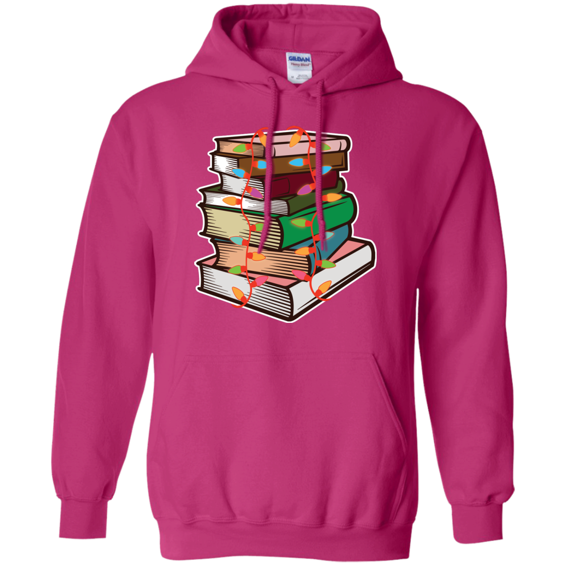 Fairy Lights Christmas Gift T-shirt Book Lover Heliconia