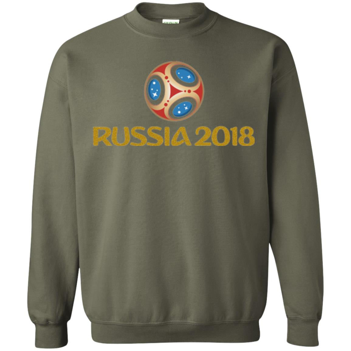 Football T-shirt Russia 2018 World Cup Military Green