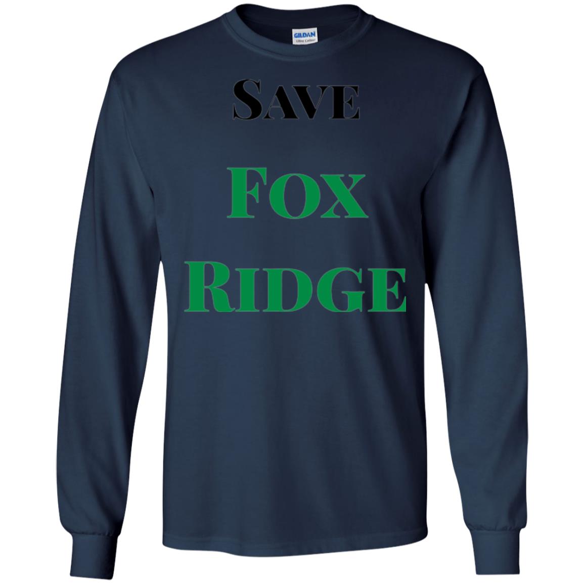 Elementary T-shirt Keep Calm And Save Fox Ridge Navy