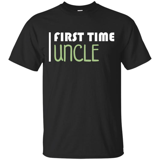 First Time Uncle New Uncle Shirt Black