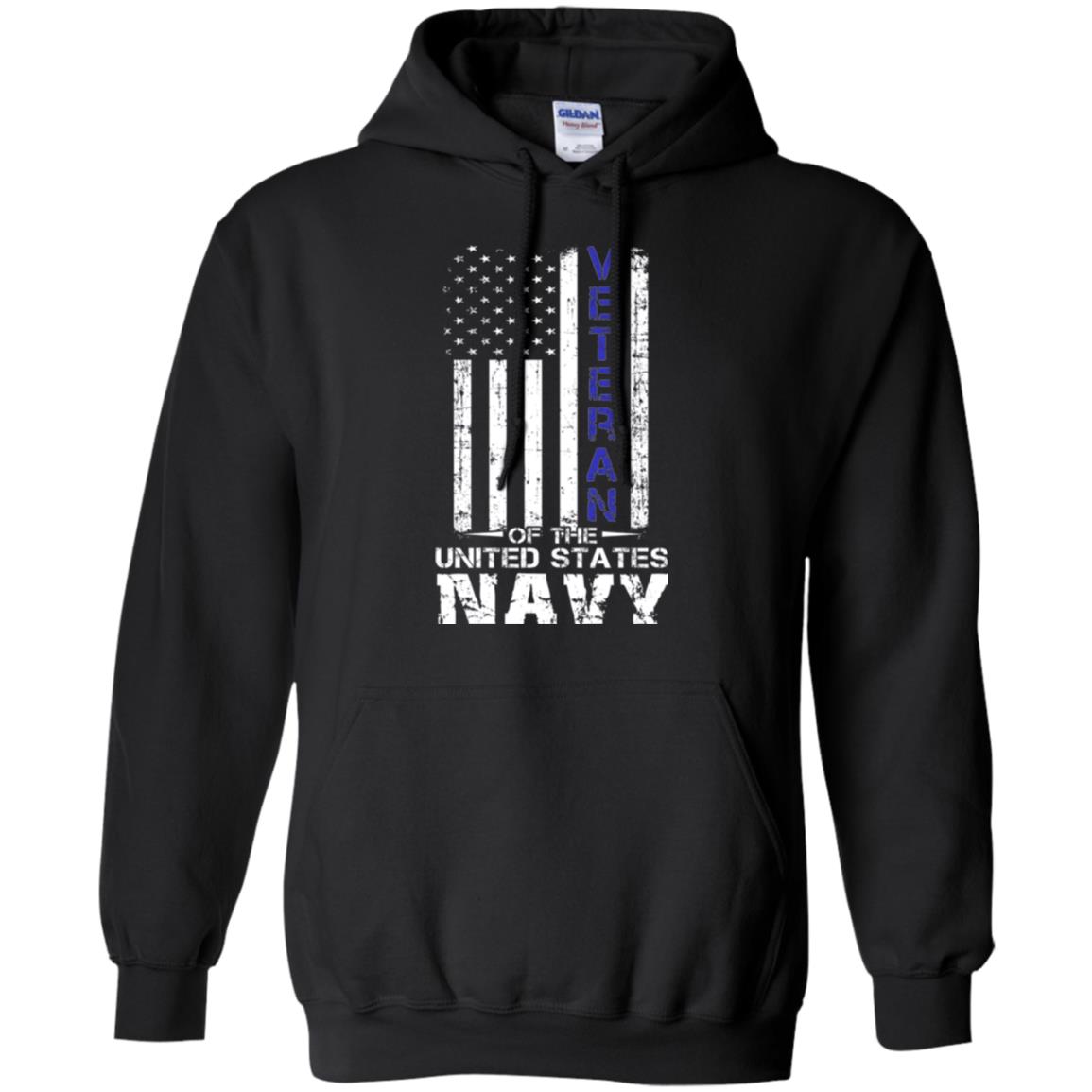 Us Navy Veteran T-shirt Black