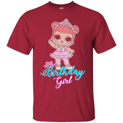 Doll Birthday Girl #squadgoals T-shirt Cardinal