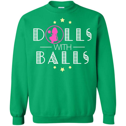 Bowling Lover T-shirt Dolls With Balls T-shirt Irish Green