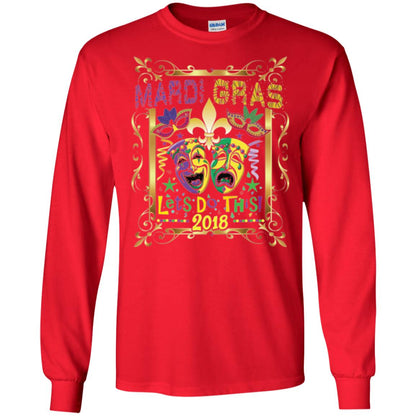 Mardi Gras Let_s Do This 2018 T-shirt Red