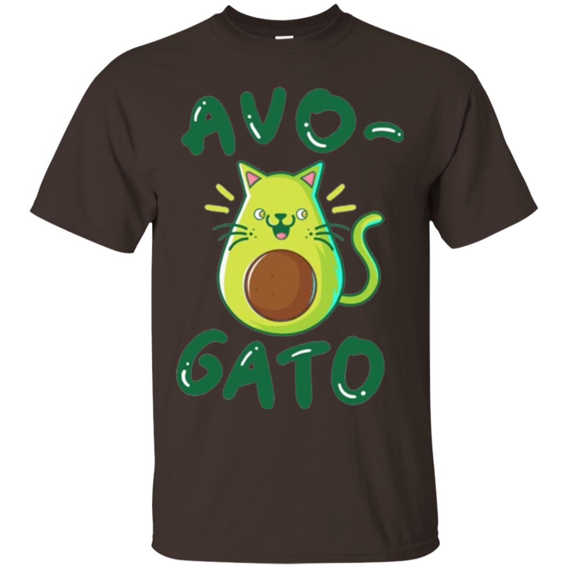 Cat Lovers T-shirt Avocado Avogato Dark Chocolate