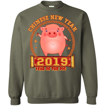 Chinese New Year Year 2019 Of The Pig Shirt Military Green