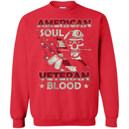 American Soul Veteran Blood Shirt Red