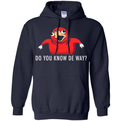 Do You Know De Way T-shirt Navy