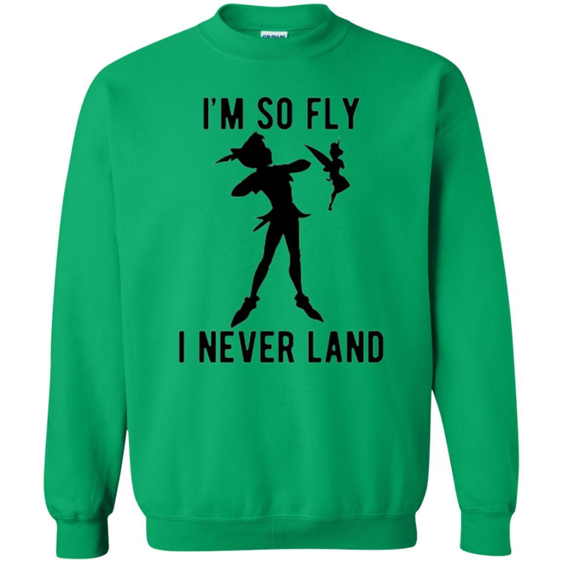 Film T-shirt Tinker Bell I'm So Fly I Never Land Irish Green