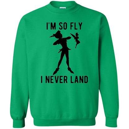 Film T-shirt Tinker Bell I'm So Fly I Never Land Irish Green