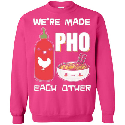 We_re Made Pho Each Other Funny Vietnamese Pho Soup T-shirt Heliconia