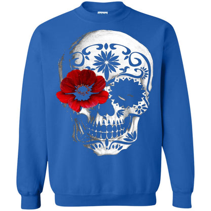 Day Of The Dead Sugar Skull Cinco De Mayo Shirt Royal
