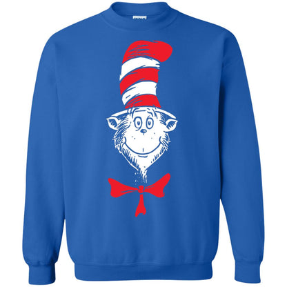 Dr. Seuss The Cat In The Hat Face T-shirt Royal