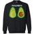 Funny Avocado T-shirt For Bros And VegansG180 Gildan Crewneck Pullover Sweatshirt 8 oz.