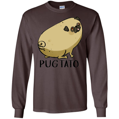 Dog Lovers T-shirt Pugtato Dark Chocolate
