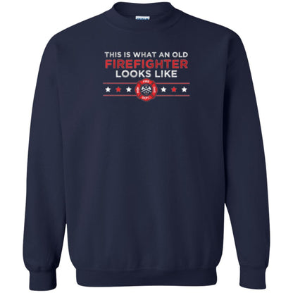 This Is What An Old Firefighter Looks Like T-shirt Navy