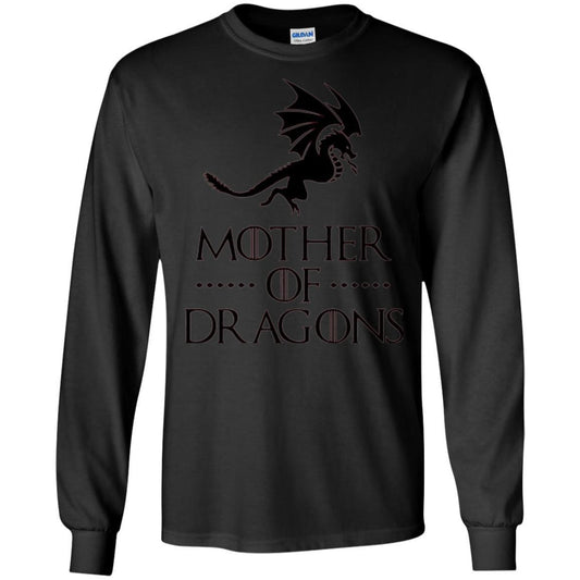 Throne Dragon T-shirt Mother Of Dragons Game Black