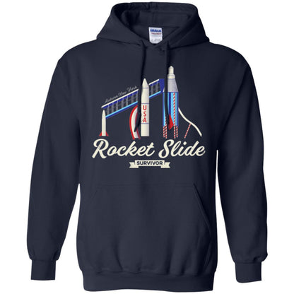 I Survived The Rocket Slide T-shirt Navy
