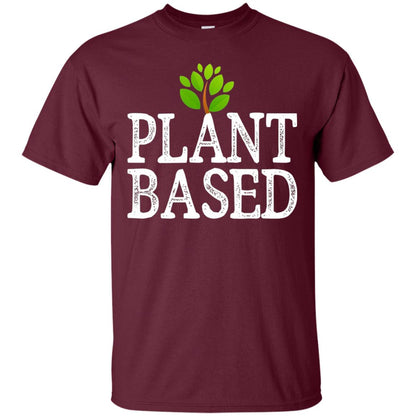 Plant Based Earth Day 2018 T-shirt Maroon