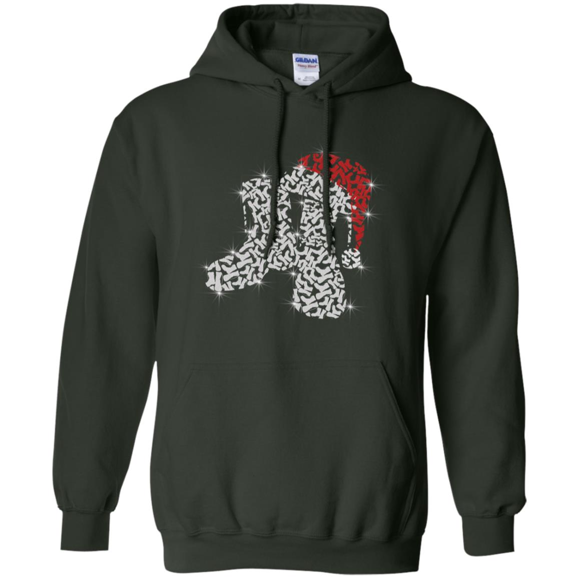 Veteran Boot With Santa Hat Merry Christmas Gift Shirt For Mens Womens Forest Green