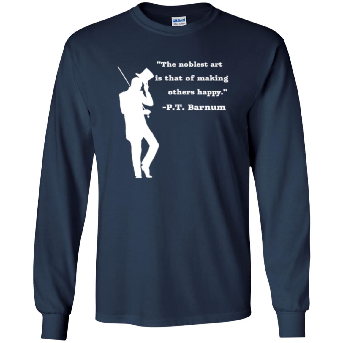 Circus Ring Master P.t. Barnum Quote T-shirt Navy