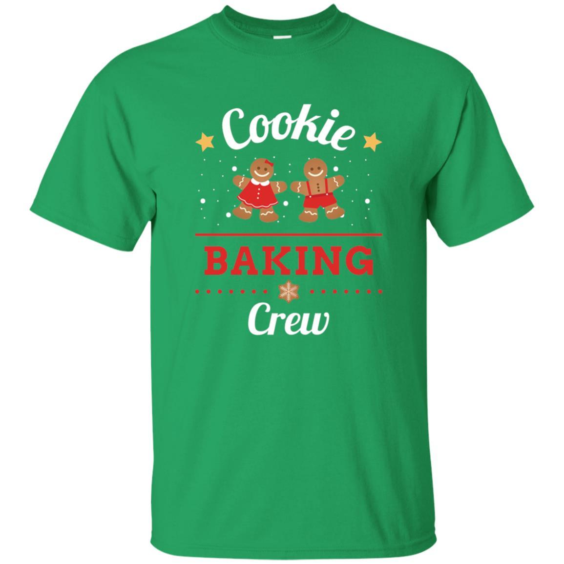 Christmas T-shirt Gingerbread Cookie Baking Crew Irish Green