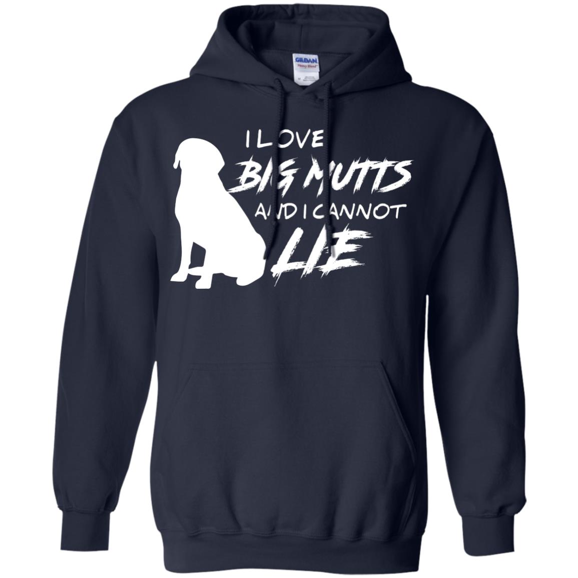 Dog Lover T-shirt I Love Big Mutts And I Cannot Lie Navy