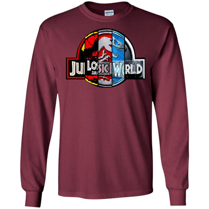 Jurassic World Movie Fan Shirt Maroon