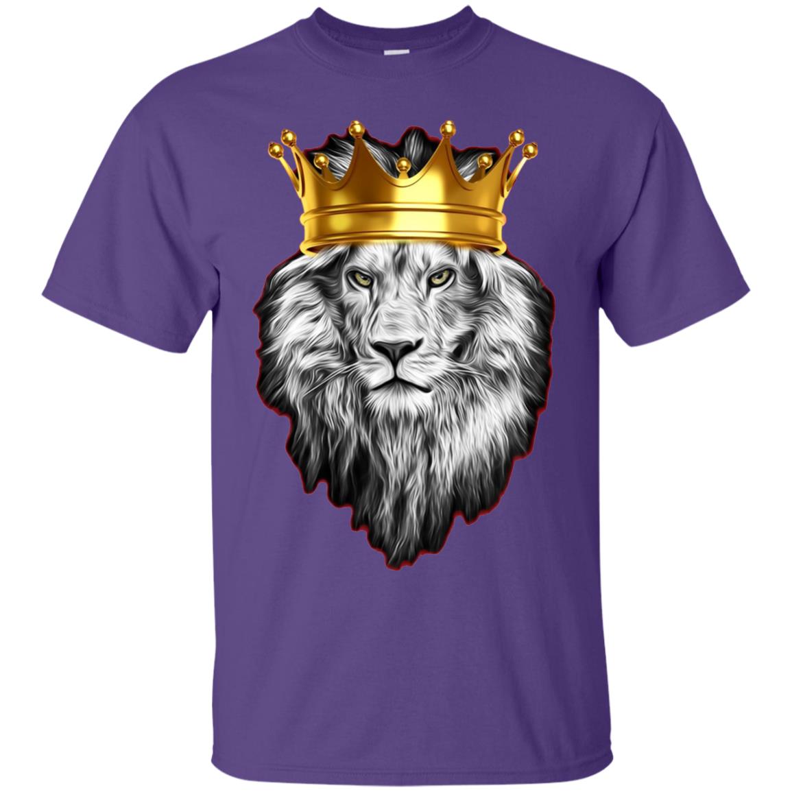 King Lion Awesome Super T-shirt Purple