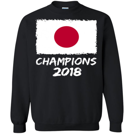 Football Lover T-shirt Japan Champions 2018 T-shirt Black