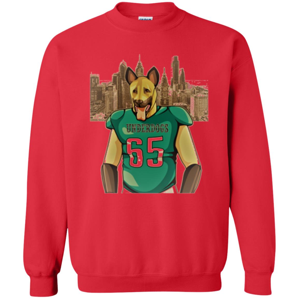 Dog Lover T-shirt Philly Fan Philadelphia Underdogs 2018 Game Day Red