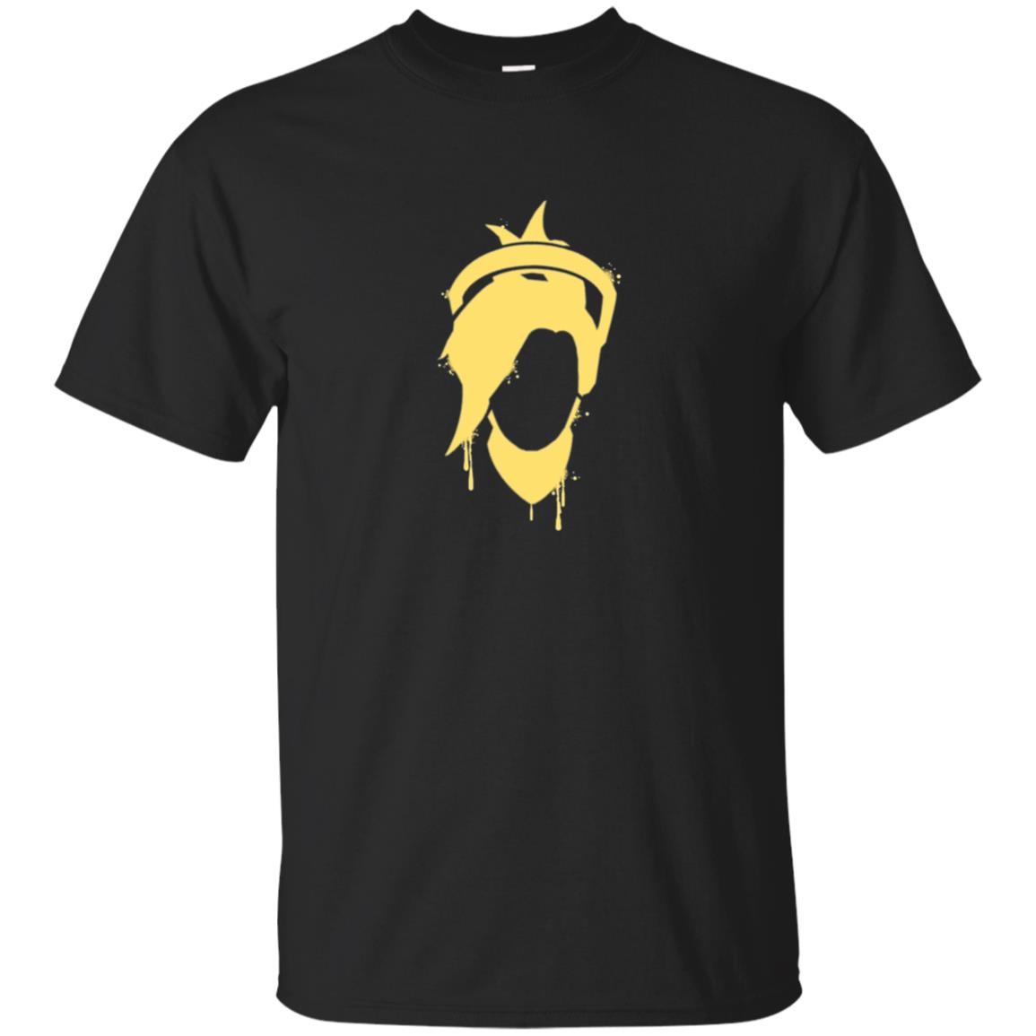 Overwatch Mercy Icon Spray T-Shirt Black