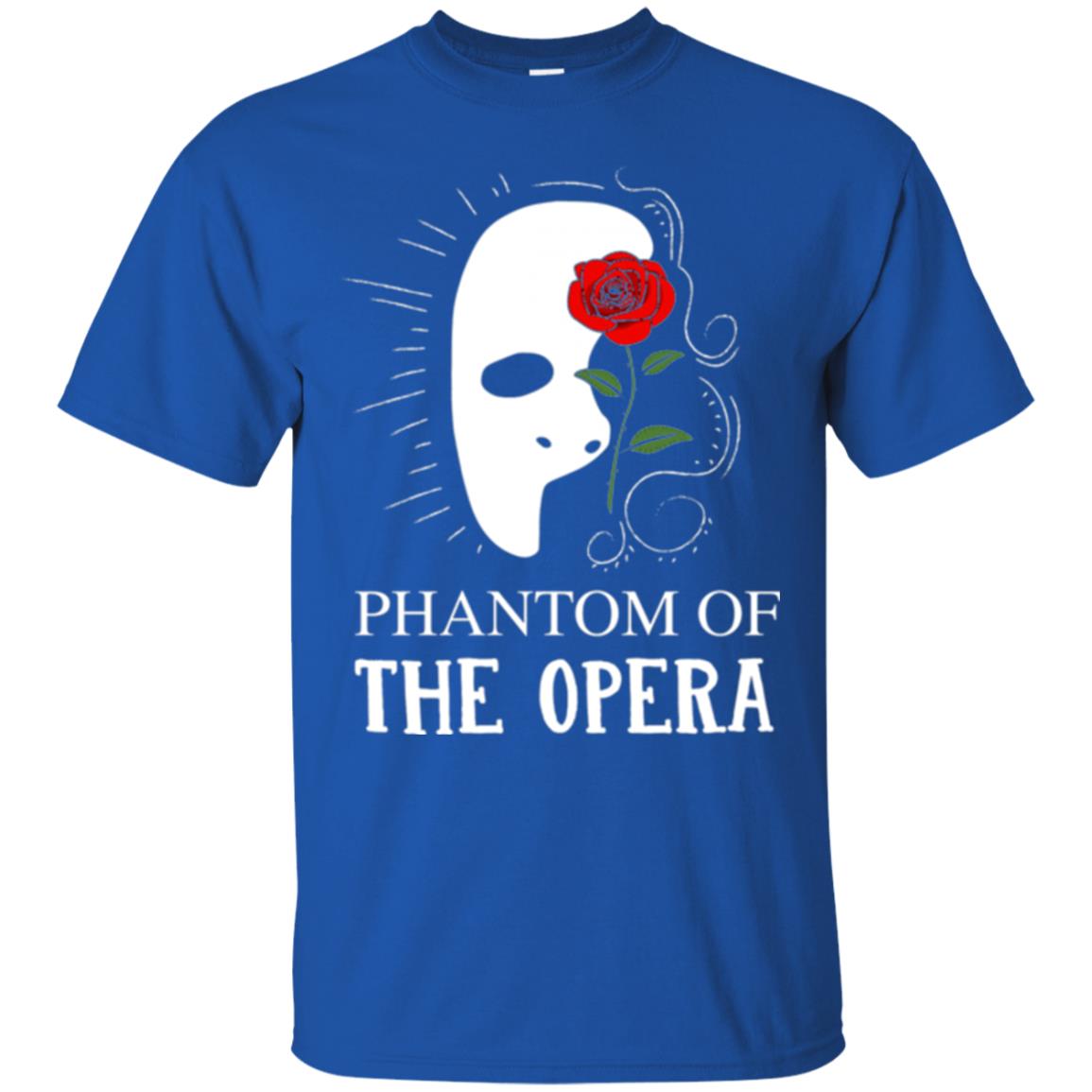 Phantom And The Opera Roses T-shirt Royal