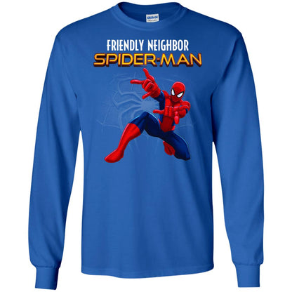 Friendly Neighbor Spider Man Movie Fan T-shirt Royal