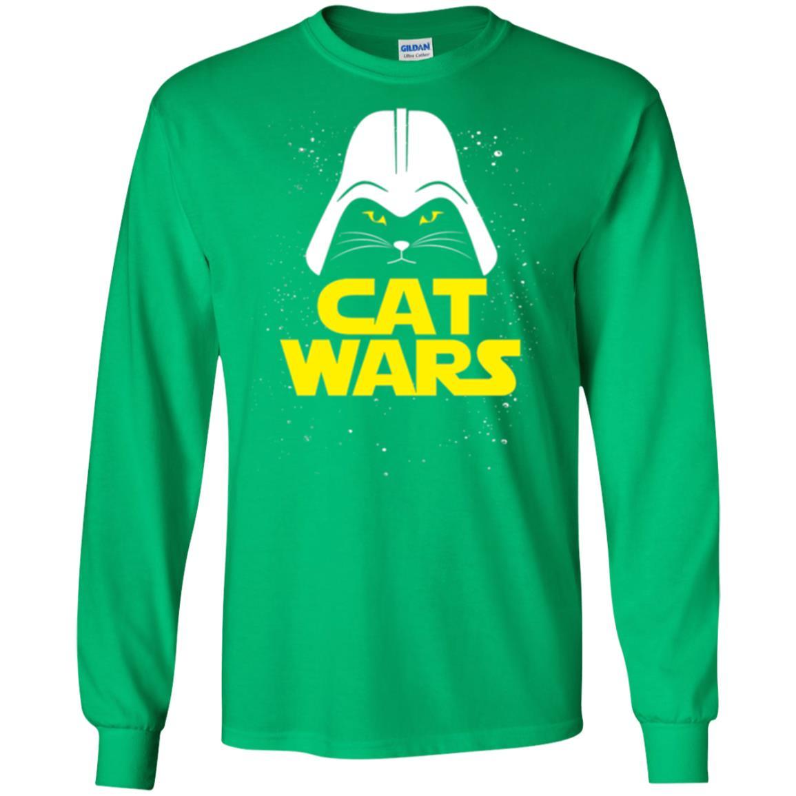 Cat Lover T-shirt Cat Wars T-shirt Irish Green