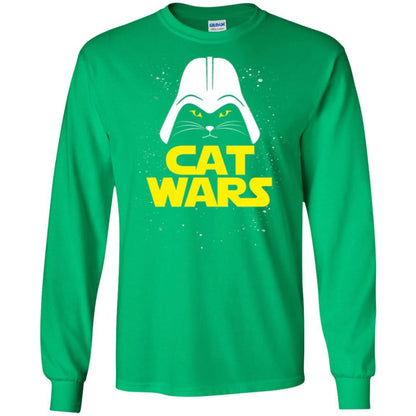 Cat Lover T-shirt Cat Wars T-shirt Irish Green