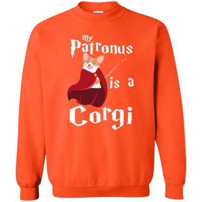 Dog Lover T-shirt My Patronus Is A Corgi T-shirt Orange