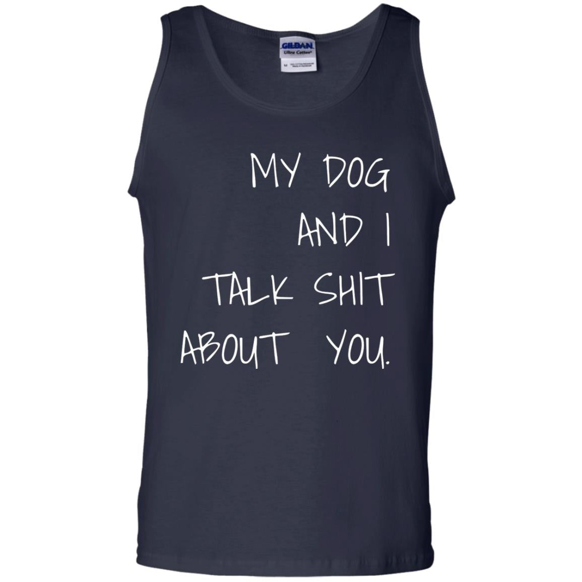 Dog Lover T-shirt My Dog And I Talk About You Navy