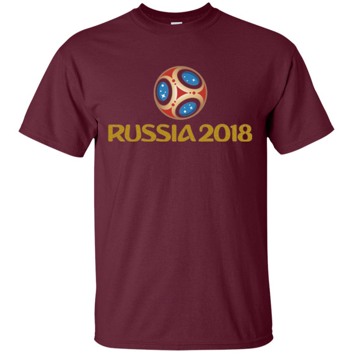 Football T-shirt Russia 2018 World Cup Maroon