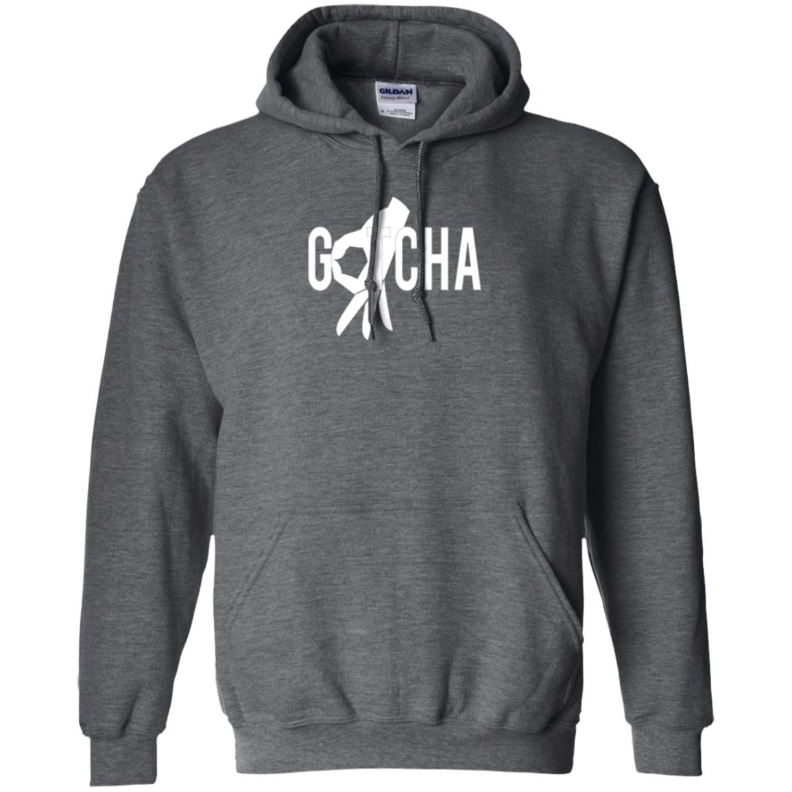 Gotcha Finger Circle Game T-shirt Dark Heather