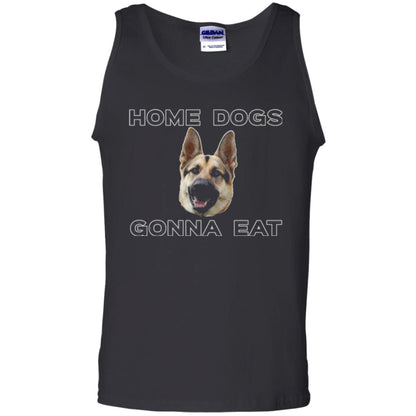 Dog Lover T-shirt Home Dogs Gonna Eat T-shirt Black
