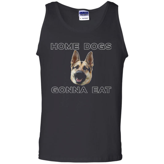 Dog Lover T-shirt Home Dogs Gonna Eat T-shirt Black