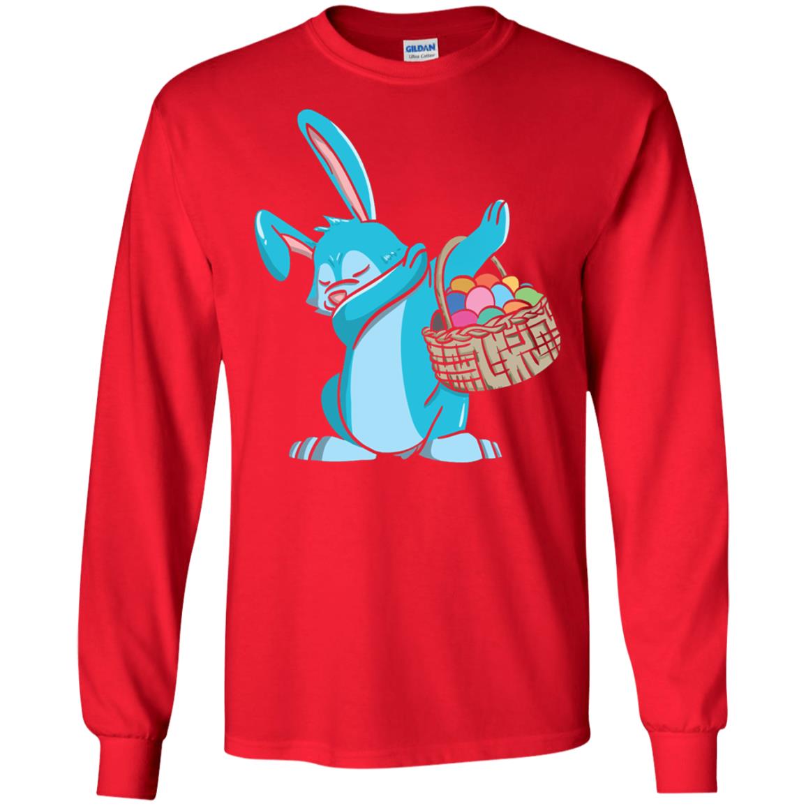 Easter Bunny Dab Easter Shirt Red