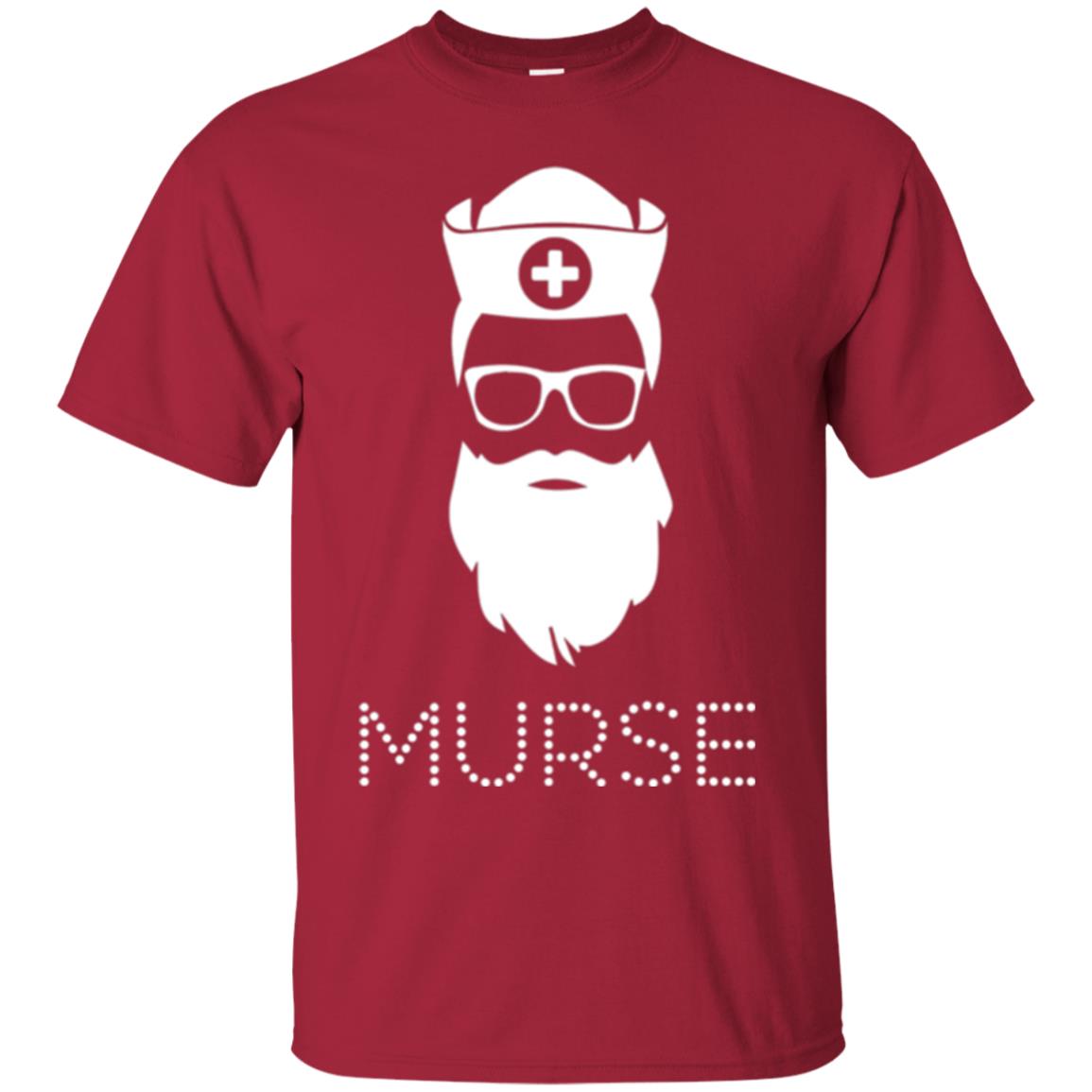Gift For Nurse Awesome Cute Funny Murse Man T-shirt Cardinal