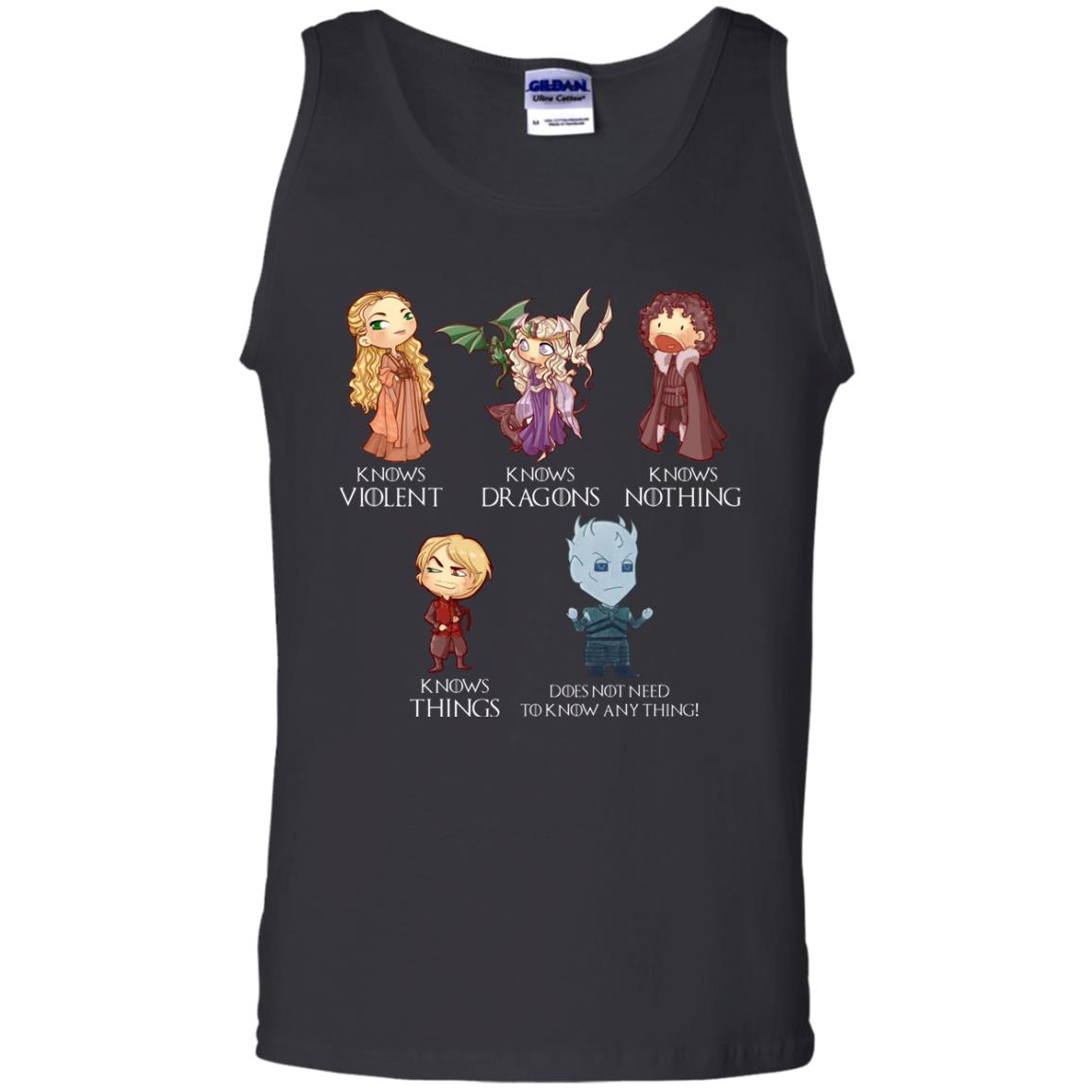 Know Something Game Of Thrones Fan T-shirt Black