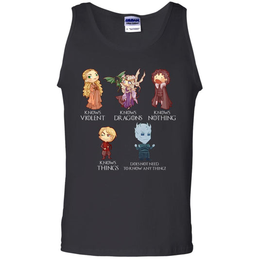 Know Something Game Of Thrones Fan T-shirt Black
